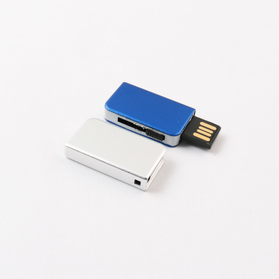 64GB 128GB स्लाइड मेटल USB ड्राइव UDP 2.0 15MB / S यूरोपीय संघ के मानकों के अनुरूप है