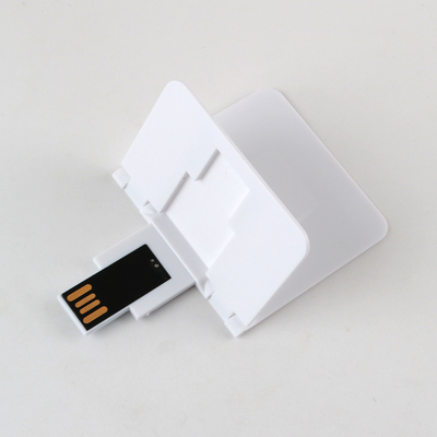 ABS प्लास्टिक क्रेडिट कार्ड USB स्टिक 2.0 128GB 64GB दोनों तरफ CMYK प्रिंट