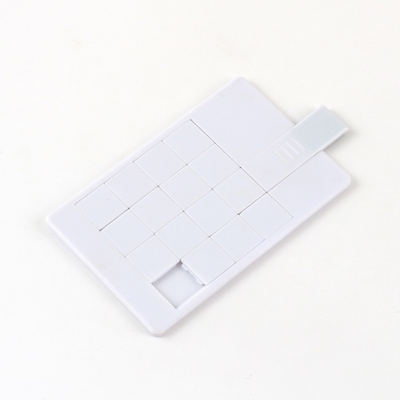 पहेलियाँ क्रेडिट कार्ड USB स्टिक्स 2.0 UDP फ़्लैश चिप आकार CMYK प्रिंट लोगो