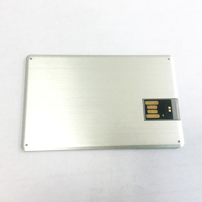 फुल मेमोरी क्रेडिट कार्ड के आकार का यूएसबी स्टिक वाटरप्रूफ 256GB 8GB ROSH