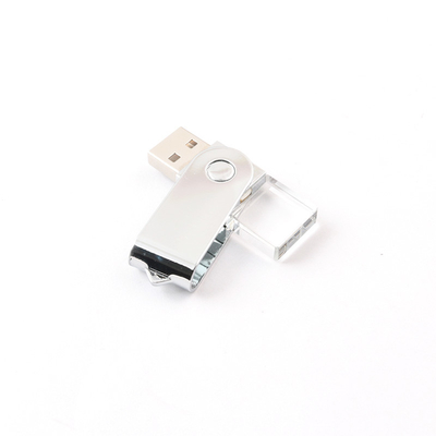 K9 लेवल 1 ट्विस्ट क्रिस्टल USB ड्राइव 2.0 128GB फास्ट ग्रेडेड A चिप्स 15MB / S