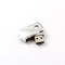 कीरिंग इनसाइड मेटल USB 3.0 ट्विस्ट शेप्ड PCBA फास्ट स्पीड 256GB