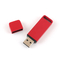 बेकिंग पेंट सरफेस USB 3.0 फ्लैश ड्राइव ओईएम बॉडी कलर और लोगो लाल रंग के साथ