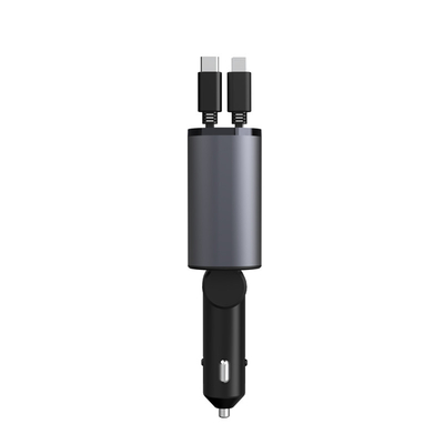 मैक्स 120W रेटेड पावर के साथ सुविधाजनक यूएसबी-सी आउटपुट 5V/3A कार चार्जर