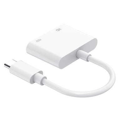 डाटा ट्रांसफर गति 5Gbps तक HDMI एल्यूमीनियम हब Usb C हब प्रिंट या लेजर मुद्रित लोगो के साथ