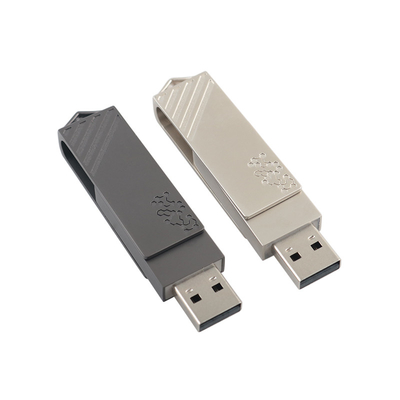 धातु प्रकार C घुमावदार आकार की फास्ट स्पीड USB फ्लैश ड्राइव 3.0 और USB 2.0 और प्रकार C