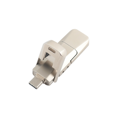 USB 3.0 और टाइप C फ्लैश ड्राइव धातु ग्रेडेड एक फ्लैश और अनुकूलित लोगो के साथ