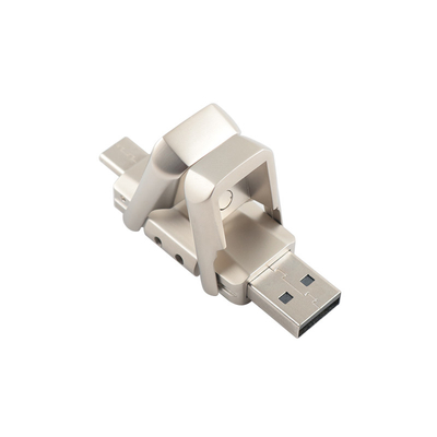 USB 3.0 और टाइप C फ्लैश ड्राइव धातु ग्रेडेड एक फ्लैश और अनुकूलित लोगो के साथ
