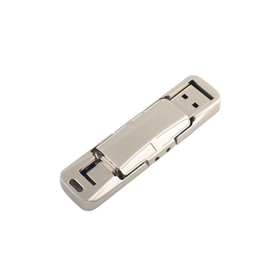 USB 3.0 और टाइप C फ्लैश ड्राइव धातु ग्रेडेड एक फ्लैश और अनुकूलित लोगो के साथ