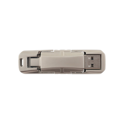 USB 3.0 और टाइप C फ्लैश ड्राइव धातु ग्रेडेड एक फ्लैश और अनुकूलित लोगो के साथ