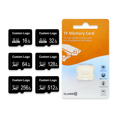 अनुकूलन योग्य SanDisk 128GB 3.0 मेमोरी कार्ड के साथ सुरक्षात्मक मामले OEM ब्लिस्टर पैकिंग