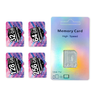 256GB मेमोरी कार्ड C10 U1 और U3 3.0 20mbs कैमरा और सीसीटीवी के लिए लिखने की गति के साथ