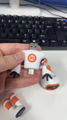 क्यूट शेप्ड मिनियंस कार्टून कैरेक्टर PVC USB फ्लैश ड्राइव USB 2.0 और 3.0