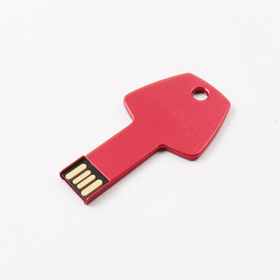 2.0 32GB 64GB 128GB धातु कुंजी USB फ्लैश ड्राइव यूरोप मानक 50MB / S . के अनुरूप है