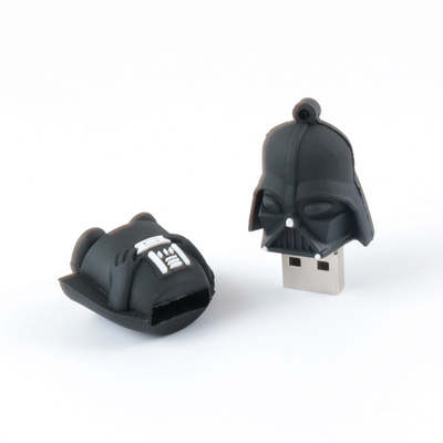 कार्टून आकार का स्टार वार्स USB फ्लैश ड्राइव 3D 2.0 3.0 512GB 1TB 2TB PVC ओपन मोल्ड