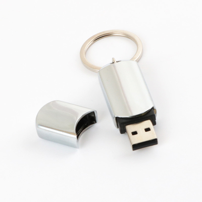 मेटल शाइनी बॉडी USB फ्लैश ड्राइव 3.1 70MB/S 256GB 512GB 1TB रिंग के साथ