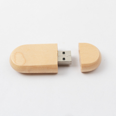मेपल बांस व्यक्तिगत लकड़ी यूएसबी स्टिक 128GB 60mm लंबाई