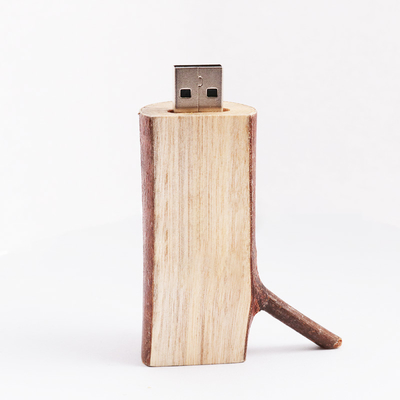 ट्री रूट USB फ्लैश ड्राइव 2.0 3.0 ओरिजिनल इकोलॉजी वुडेन 128GB 256GB