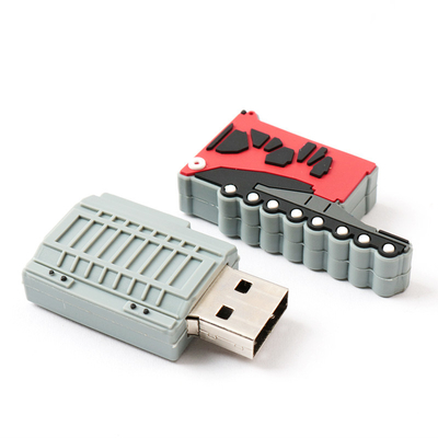 विज्ञापन के लिए 8M / s 2D सॉफ्ट कस्टम मुद्रित USB ड्राइव 256GB उपहार