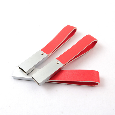 256GB लेदर Usb ड्राइव 2.0 3.0 निजीकृत Usb मेमोरी स्टिक ODM OEM