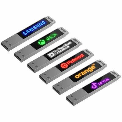 रोश फास्ट स्पीड क्रिस्टल यूएसबी फ्लैश एलईडी लाइट के साथ 16GB 128GB ड्राइव करता है