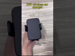 वायरलेस फास्ट चार्जिंग कार माउंट मैग्नेटिक सक्शन फास्ट चार्जर के साथ